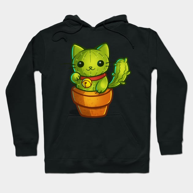 Cat-tus can be cute Hoodie by RemcoBakker